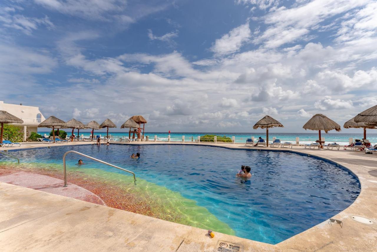 Amazing Caribbean Ocean View At Villas Marlin In Cancún Eksteriør bilde
