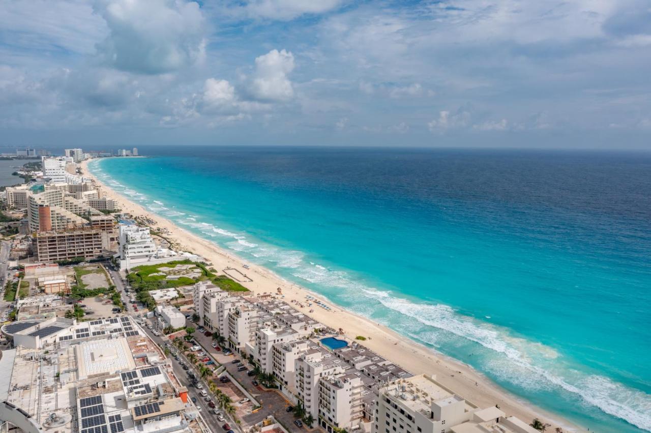 Amazing Caribbean Ocean View At Villas Marlin In Cancún Eksteriør bilde