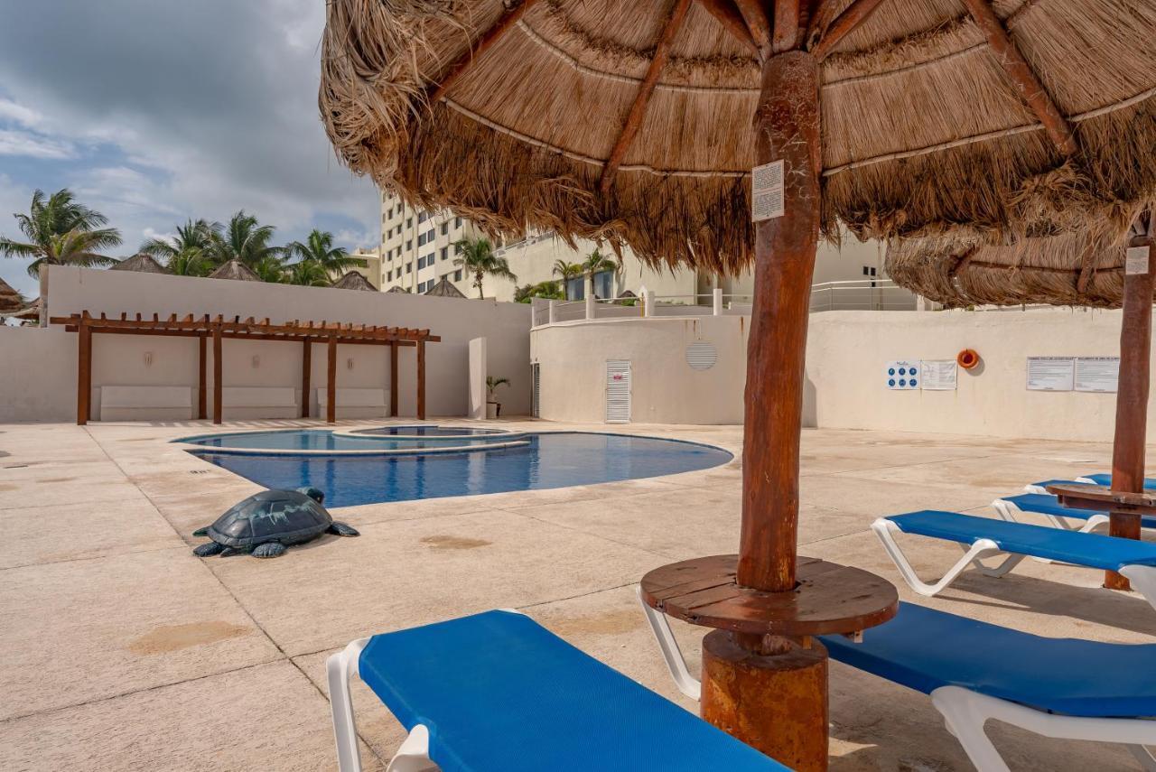 Amazing Caribbean Ocean View At Villas Marlin In Cancún Eksteriør bilde
