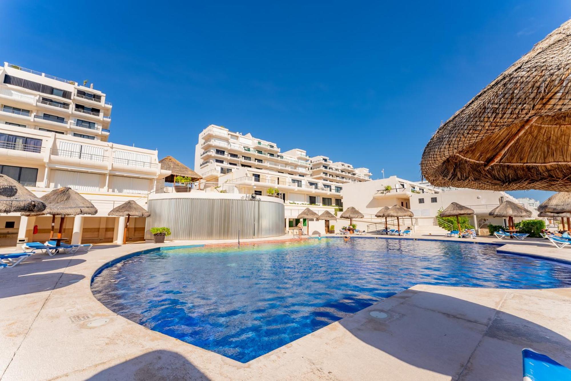 Amazing Caribbean Ocean View At Villas Marlin In Cancún Eksteriør bilde