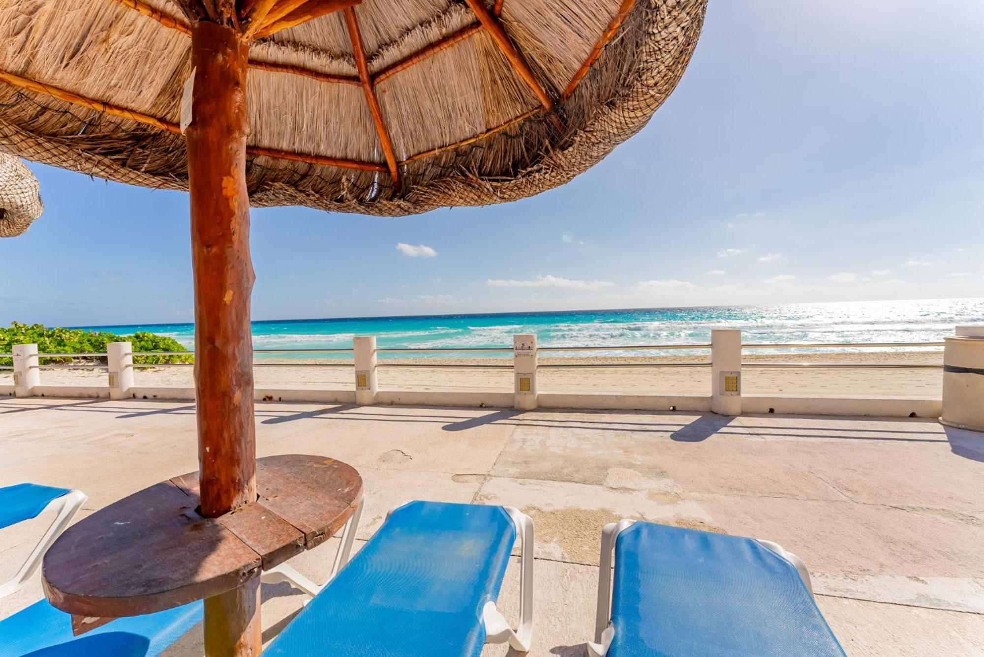Amazing Caribbean Ocean View At Villas Marlin In Cancún Eksteriør bilde