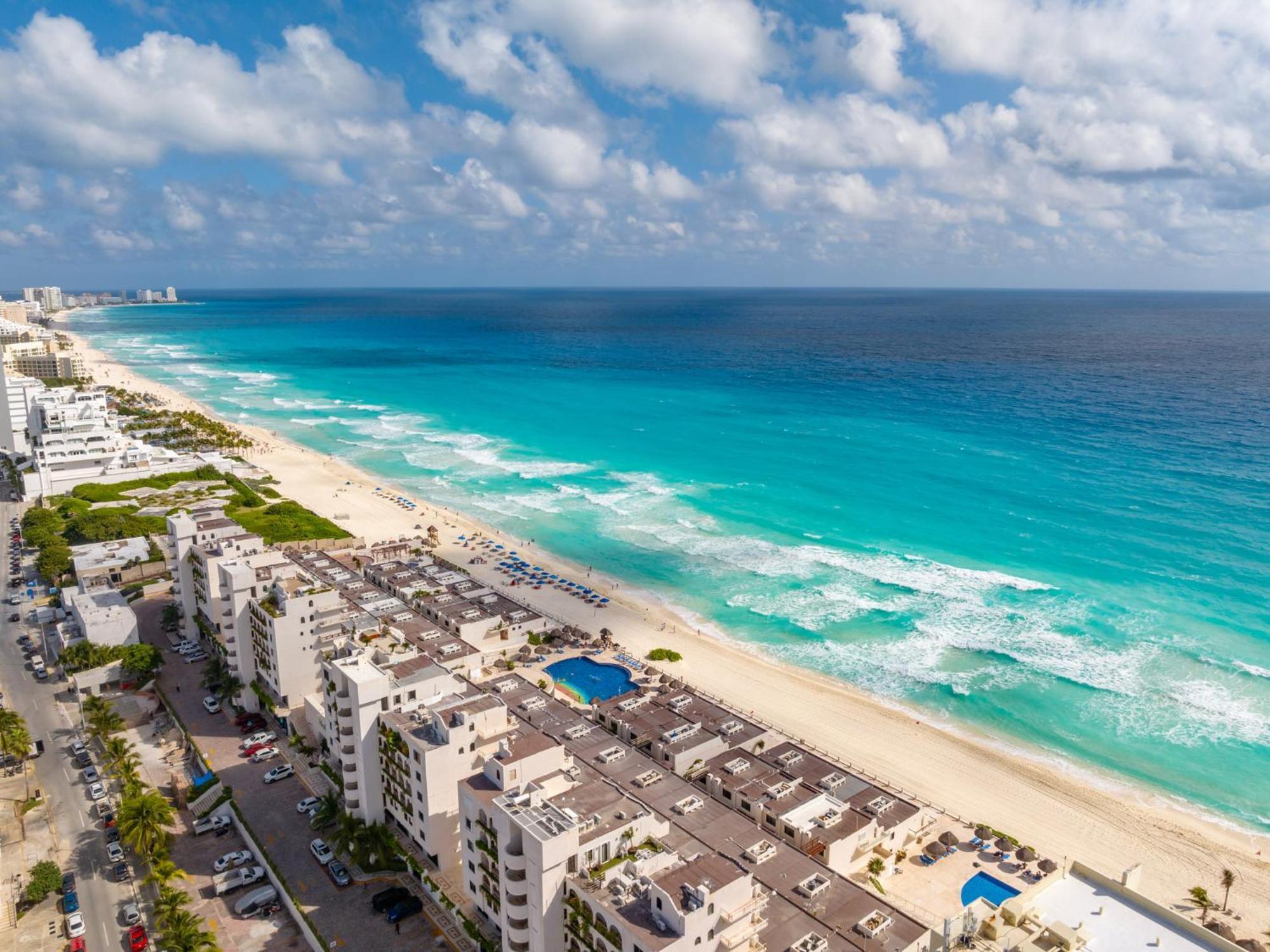 Amazing Caribbean Ocean View At Villas Marlin In Cancún Eksteriør bilde