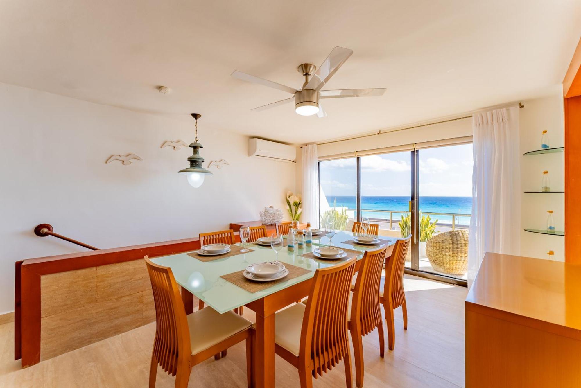 Amazing Caribbean Ocean View At Villas Marlin In Cancún Eksteriør bilde